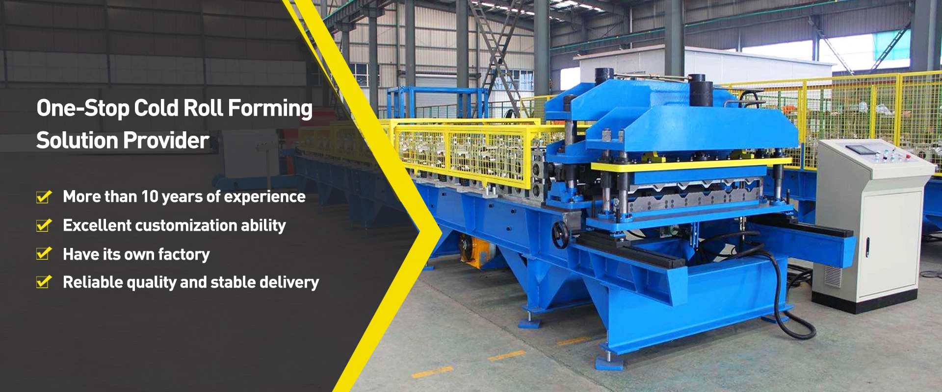 One-Stop Cold Roll Forming Solution Provider